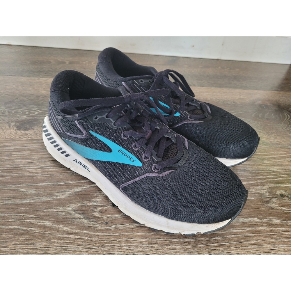 Brooks Ariel 20 Womens Running Shoes Black Teal Size 7.5 B‎ Sneakers #2